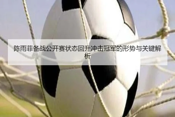 陈雨菲备战公开赛状态回升冲击冠军的形势与关键解析